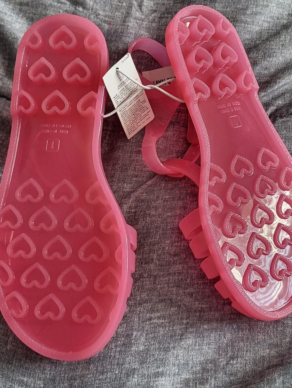 Old Navy Pink Jelly Fisherman Kids Sandals - NWT 1